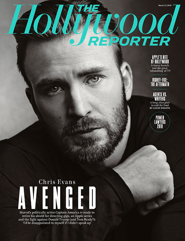 Chris Evans, The Hollywood Reporter, March 27, 2019 Chris Evans, The Hollywood Reporter, March 27, 2019